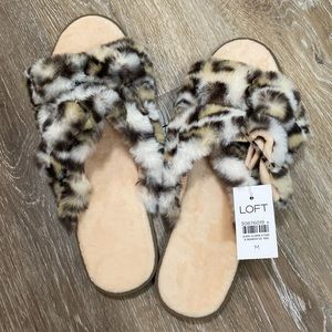 Furry Slipper Slides